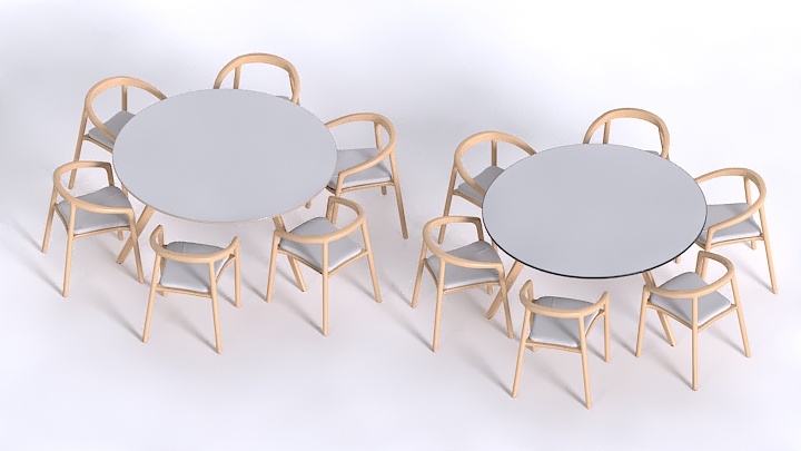 渲染模型_餐桌082