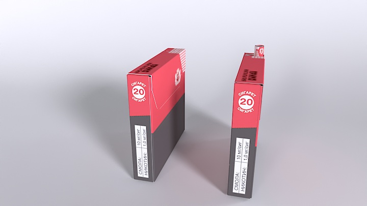 渲染模型_香烟002