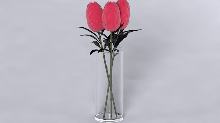 渲染模型_鲜花015