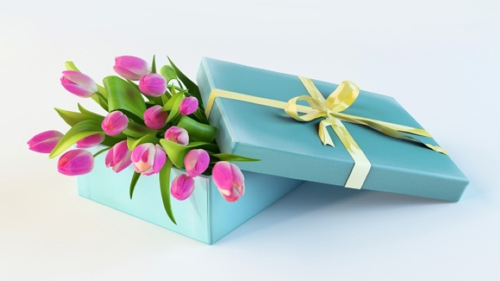 渲染模型_鲜花礼盒001