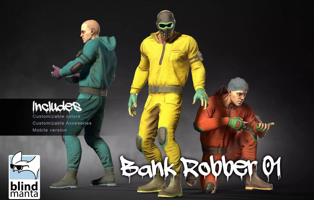 Bank Robber 01 1.0人物角色