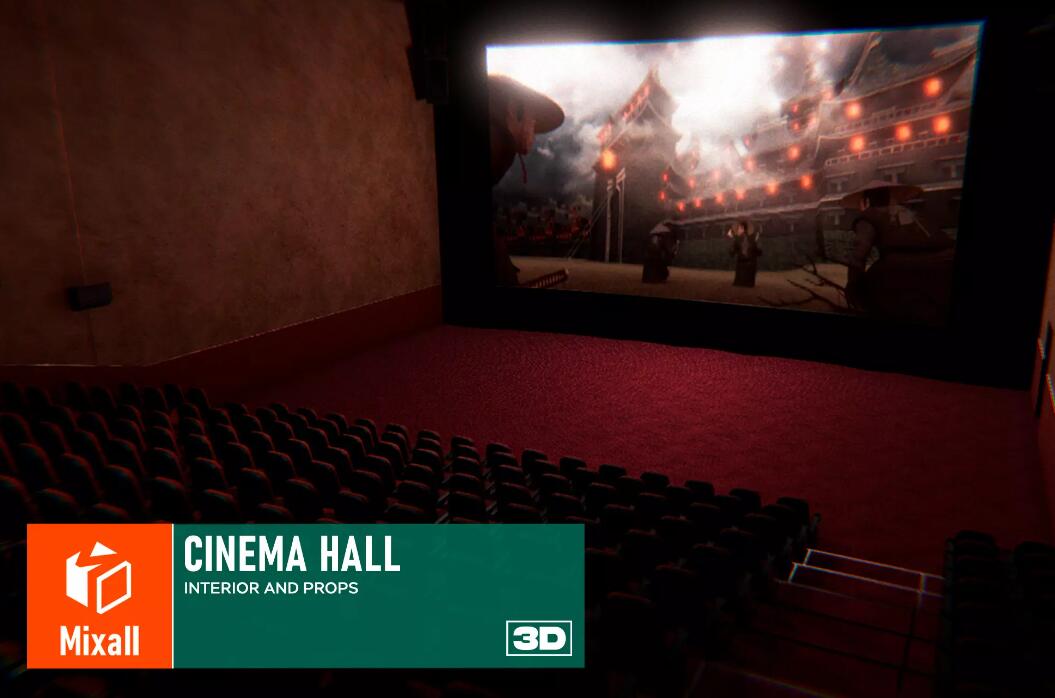 Cinema hall – interior and props 1.0电影院