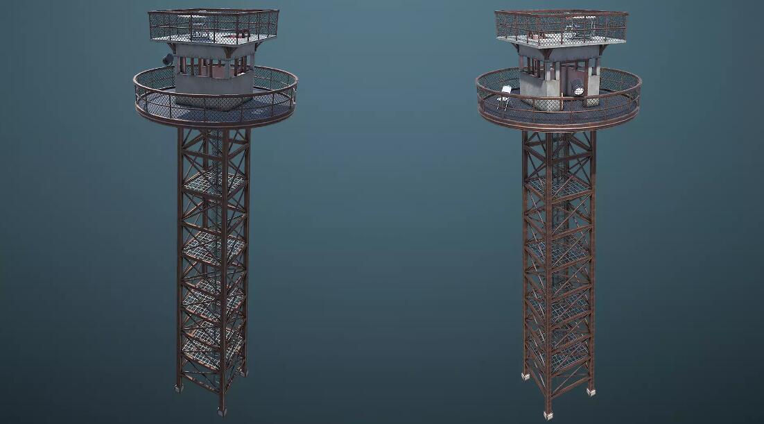 Modular Guard Tower Set v1.0工业塔楼