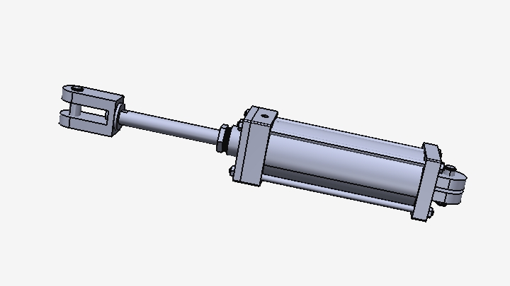 STEP_液压缸油缸061