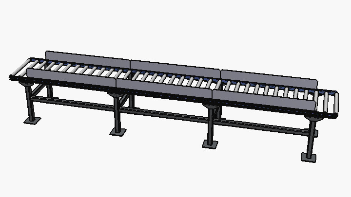 STEP_滚筒输送机036