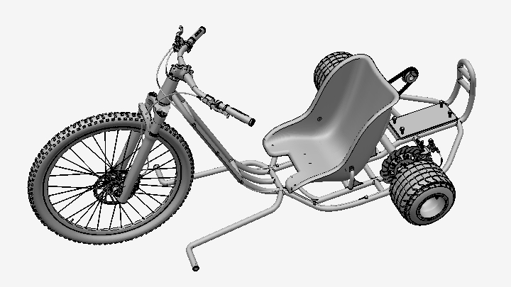Stl_三轮车001