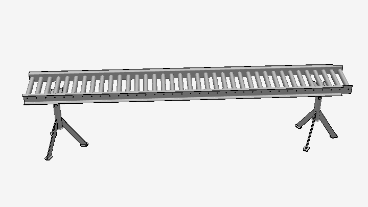 Stl_滚筒输送机001