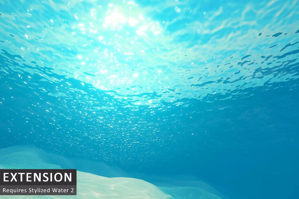 Stylized Water 2 – Underwater Rendering Extension v1.0.0风格化水材质