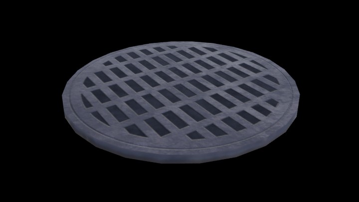 UE项目资源_模型资源_井盖049