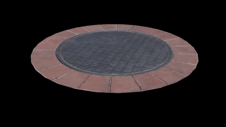 UE项目资源_模型资源_井盖053