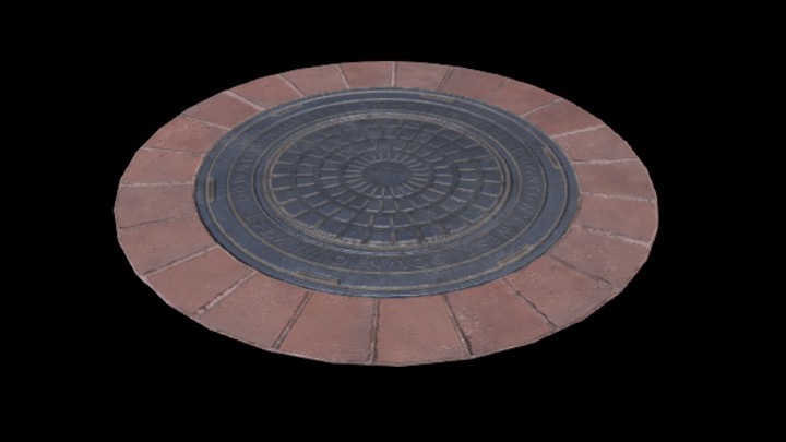 UE项目资源_模型资源_井盖055