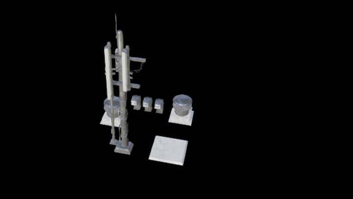 UE项目资源_模型资源_信号杆017