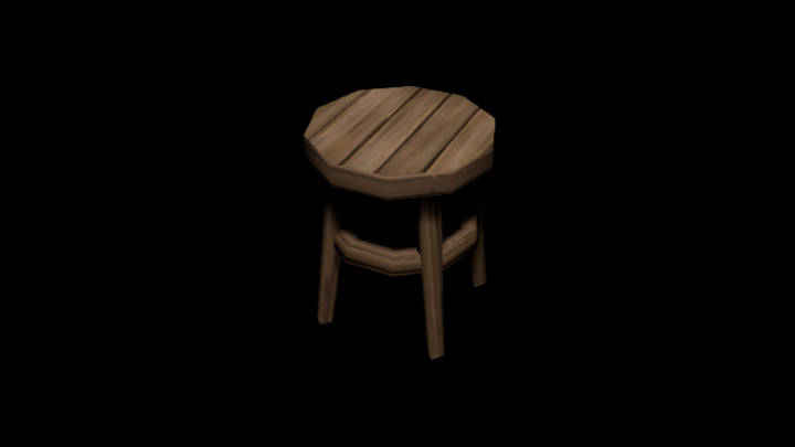 UE项目资源_模型资源_凳子389