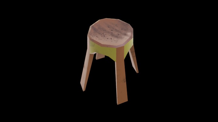 UE项目资源_模型资源_凳子412