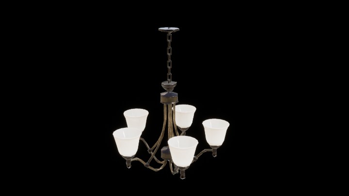 UE项目资源_模型资源_吊灯104