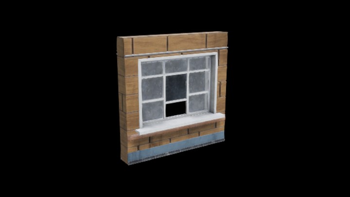 UE项目资源_模型资源_墙窗003