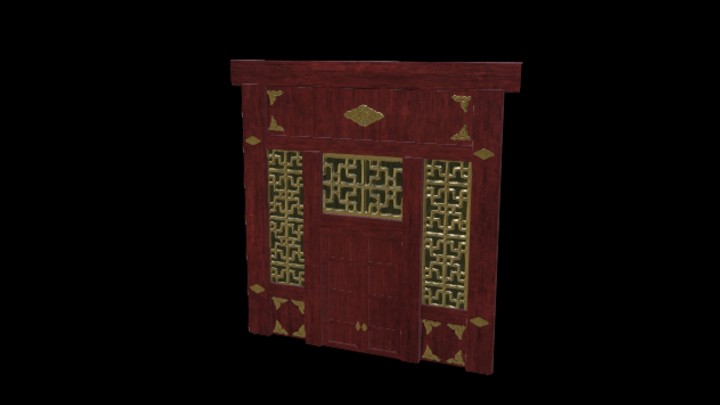 UE项目资源_模型资源_大门020