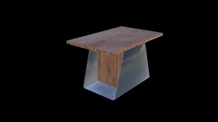 UE项目资源_模型资源_小桌子001