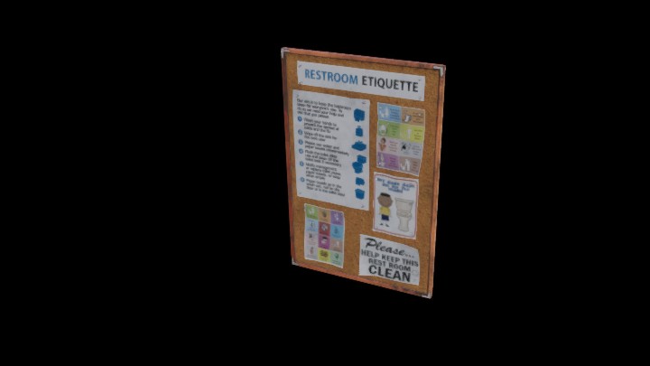 UE项目资源_模型资源_展示板004