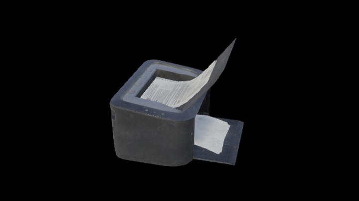 UE项目资源_模型资源_打印机024