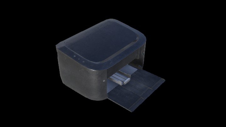 UE项目资源_模型资源_打印机025