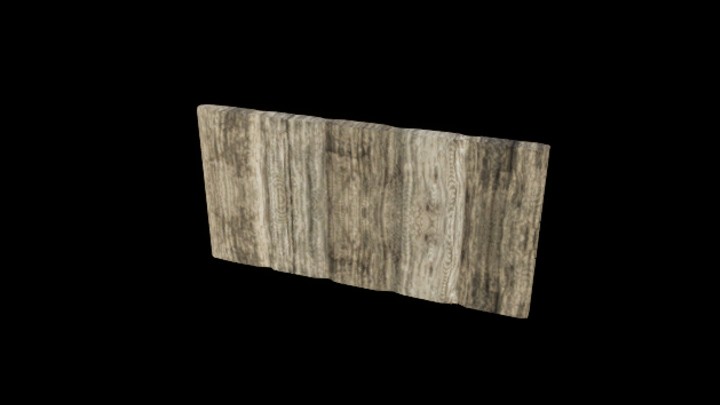 UE项目资源_模型资源_木墙009