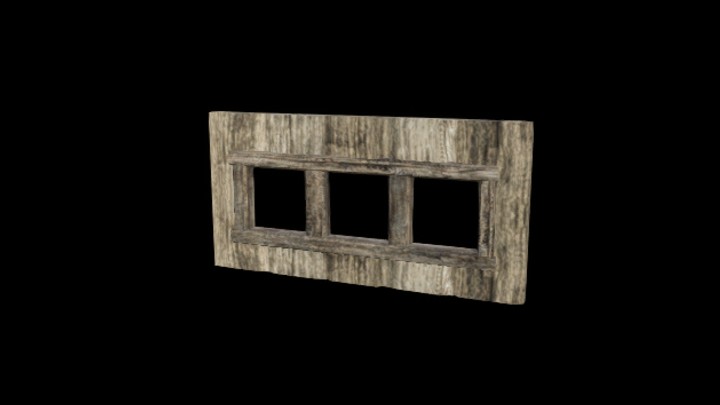 UE项目资源_模型资源_木墙010