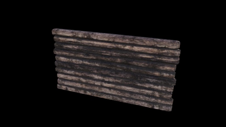 UE项目资源_模型资源_木墙028