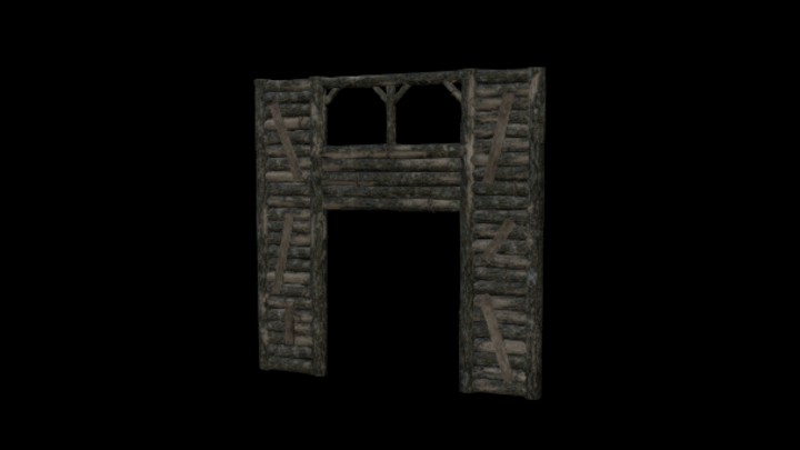 UE项目资源_模型资源_木墙037