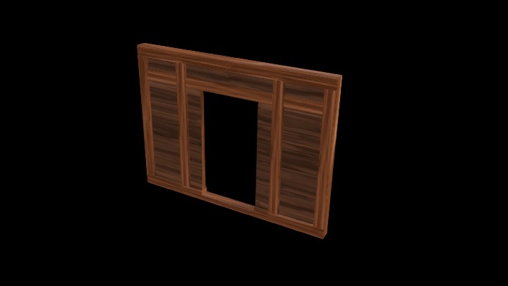 UE项目资源_模型资源_木墙046