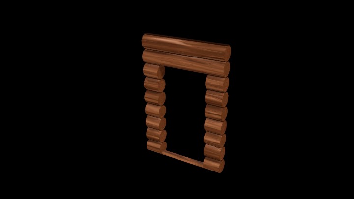 UE项目资源_模型资源_木墙049