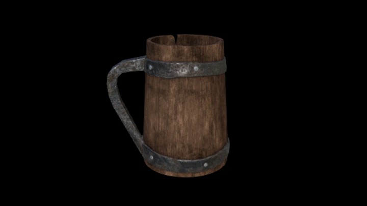 UE项目资源_模型资源_木杯004