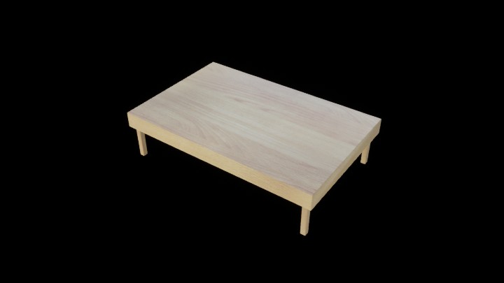 UE项目资源_模型资源_木桌009