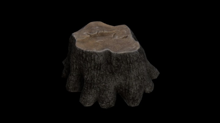 UE项目资源_模型资源_木桩031