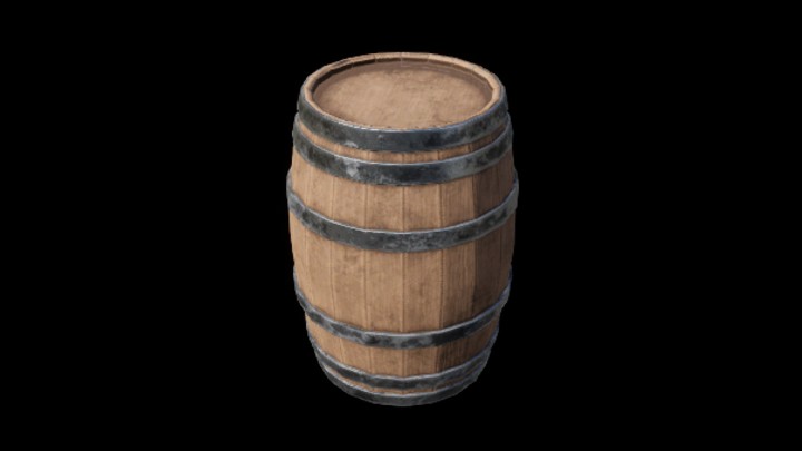 UE项目资源_模型资源_木桶231