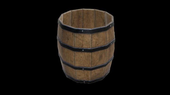 UE项目资源_模型资源_木桶235