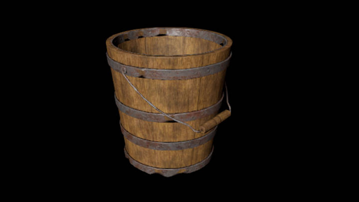 UE项目资源_模型资源_木桶254