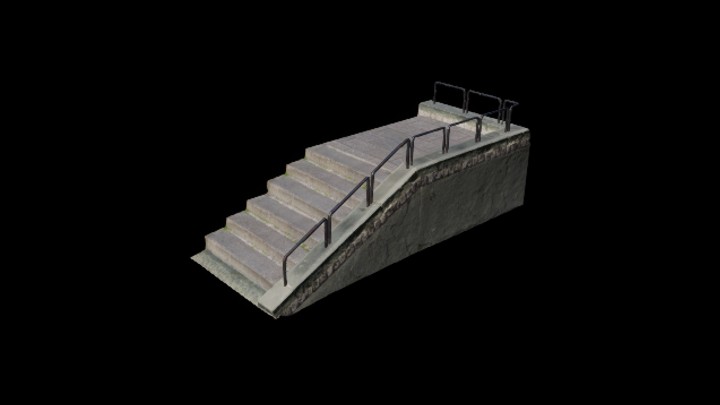 UE项目资源_模型资源_楼梯253