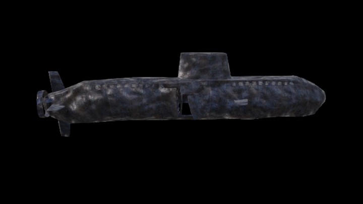 UE项目资源_模型资源_残骸飞机003