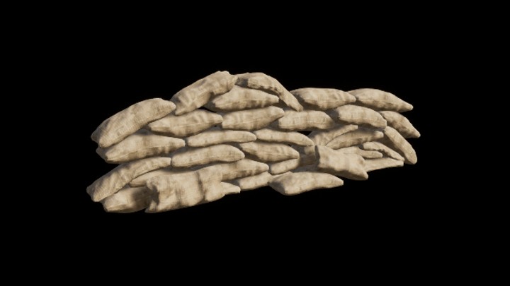 UE项目资源_模型资源_沙袋045