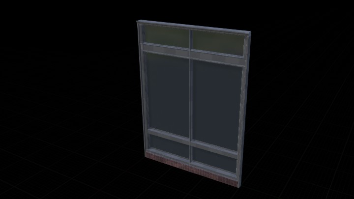 UE项目资源_模型资源_玻璃门017