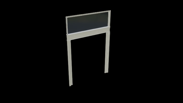 UE项目资源_模型资源_玻璃门框001