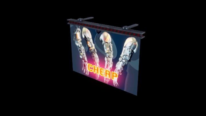 UE项目资源_模型资源_电子广告牌009