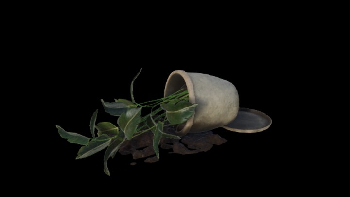 UE项目资源_模型资源_盆栽211