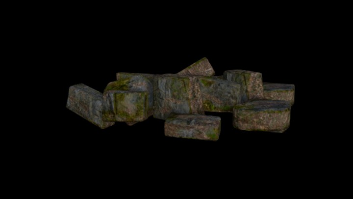 UE项目资源_模型资源_石堆030