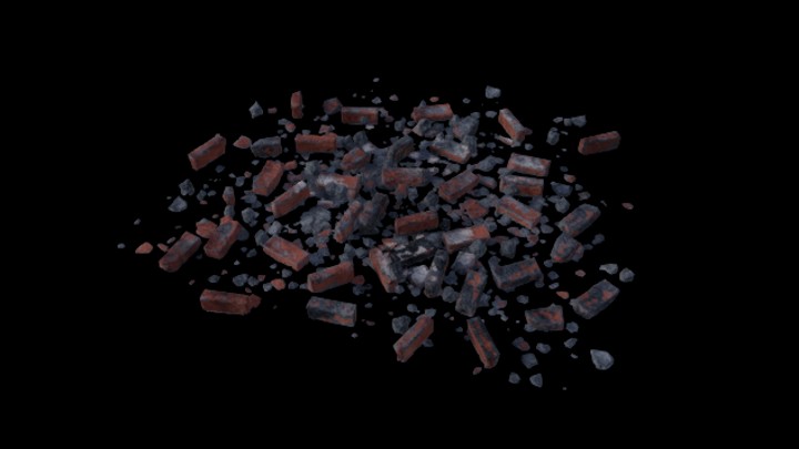 UE项目资源_模型资源_石堆034