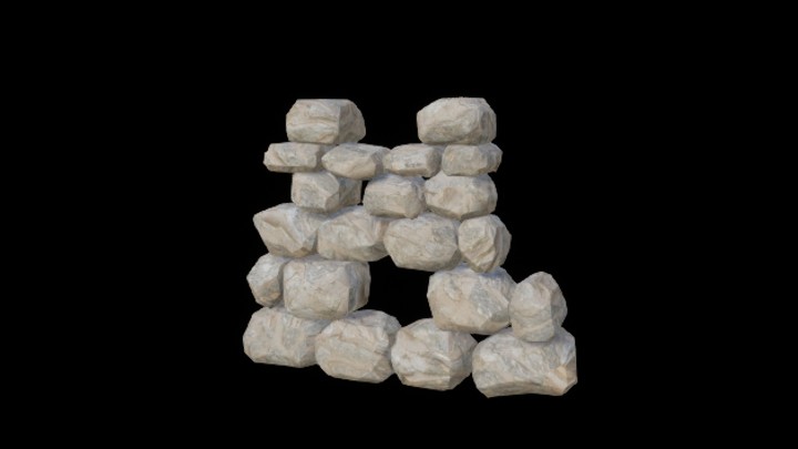 UE项目资源_模型资源_石墙150