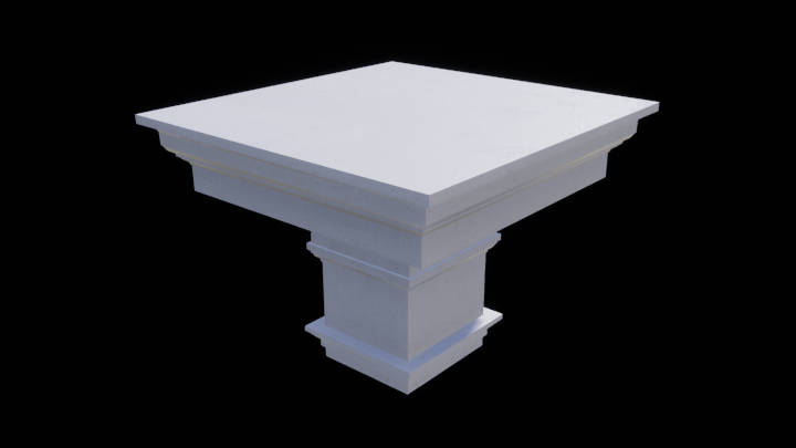 UE项目资源_模型资源_石桌001