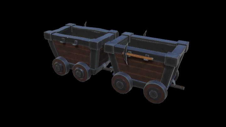 UE项目资源_模型资源_矿车006