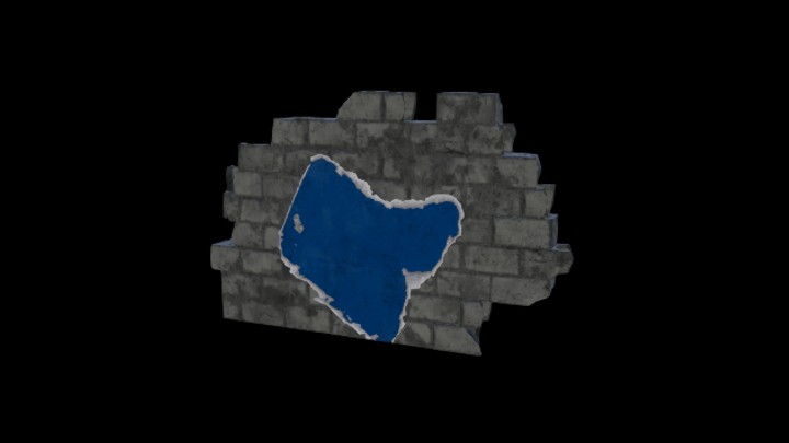 UE项目资源_模型资源_破损建筑结构014